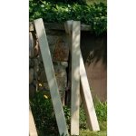 Poteau en bois carr� 9x9 cm - 80 cm