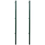 Poteaux de cl�ture 2 pcs 115 cm vidaxl