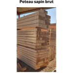 Poteau sapin rabote longueur 240 cm / section 9 x 9 cm