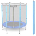 Poteau suprieur pour trampoline avec filet extrieur 4, 5 pi bleu neo - sport