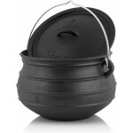 Potjie 3 8 litres chaudron de sorcire en fonte pot de cuisson - bbq - toro