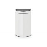 Poubelle 40 l blanche - touch bin - brabantia