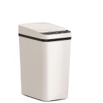 Poubelle anti - odeurs avec couvercle, 12 l, panier � d�chets � capteur intelligent, baril d'emballage ...