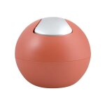 Poubelle � bascule bowl matt 1l terracotta mat spirella