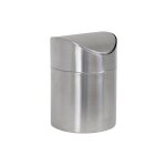 Poubelle  bascule de table ou cosmtique 1, 5l inox msv