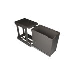 Poubelle automatique 30 l ? ouverture automatique ? acier et plastique ? pour caisson 300 / 400 mm ? ...