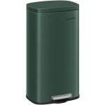 Songmics ? poubelle � p�dale 30l ? acier vert r�tro ? couvercle � fermeture douce ? dimensions 34, 8 ...