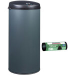 Rossignol - poubelle de cuisine automatique 45l et 10 sacs poubelle 50l - sensitive