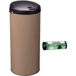 Rossignol - poubelle de cuisine automatique 45l et 10 sacs poubelle 50l - sensitive