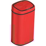 Hobag - poubelle de cuisine automatique 58l grande capacit en acier rouge avec cerclage