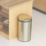 Hobag - poubelle de cuisine automatique inox acier inoxydable 30 l - inox