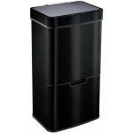 Kitchen move - poubelle de cuisine automatique narvik noir acier inoxydable 75 l