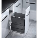 Hailo - poubelle de cuisine coulissante encastrable 30l cargo synchro Hailo - poubelle de cuisine coulissante encastrable 30l cargo synchro