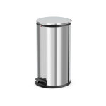 Poubelle de cuisine design  pdale 25l hailo pure l coloris - inox