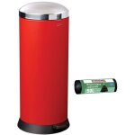 Rossignol - poubelle de cuisine à pédale 30l et 10 sacs poubelle 50l - bomba Rossignol - poubelle de cuisine à pédale 30l et 10 sacs poubelle 50l - bomba