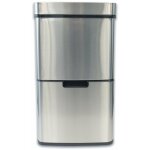 Poubelle dirk 62 l, en acier inoxydable avec dédecteur de mouvement, 42 x 31, 5 x 74, 5 cm Poubelle dirk 62 l, en acier inoxydable avec dédecteur de mouvement, 42 x 31, 5 x 74, 5 cm