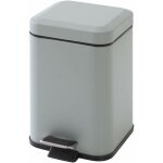 Poubelle grise de 3 litres avec fond amovible feridras 151058 gris Poubelle grise de 3 litres avec fond amovible feridras 151058 gris