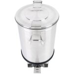 Poubelle inox avec p�dale - 100 l