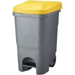Rossignol - poubelle mobile à pédale idéal pour le tri 60l - rouly Rossignol - poubelle mobile à pédale idéal pour le tri 60l - rouly