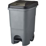 Rossignol - poubelle mobile � p�dale id�al pour le tri 60l - rouly
