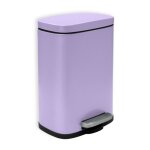 Poubelle  pdale acier akira 5l lavande mat spirella