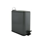 Poubelle à pédale inox erik 5l gris mat spirella Poubelle à pédale inox erik 5l gris mat spirella