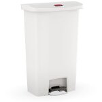 Poubelle  pdale slim jim 50 l blanc rubbermaid