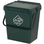 Poubelle en polypropylne pour collecte spare, conteneur de dchets 30l, 100% made in italy, 40x31h39 ...