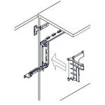 Poubelle de porte � ouverture automatique pour cuisine swing 2. 0 - r�versible - fixation sur le cot� ...