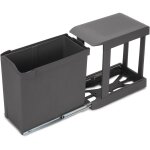 Poubelles de recyclage pour la cuisine, 1 x 30l, fixation inférieure et extraction automatique, acier ... Poubelles de recyclage pour la cuisine, 1 x 30l, fixation inférieure et extraction automatique, acier ...