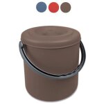 Poubelle ronde eureka taupe l 20 stefanpl