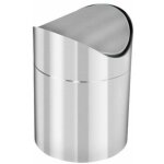 Poubelle salle de bain inox, argent�