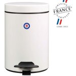Poubelle de salle de bains � p�dale 3l fabriqu� en france - cyjeu rossignol