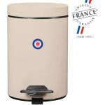 Poubelle de salle de bains � p�dale 3l fabriqu� en france - cyjeu rossignol