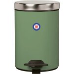 Poubelle de salle de bains � p�dale 3l fabriqu� en france - duo rossignol