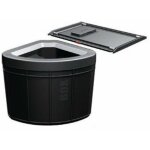 Franke - poubelle tri s�lectif - poubelle encastr�e 45, noir 121. 0307. 565