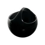 Poubelle spciale cosmtiques bowl 1l noir spirella