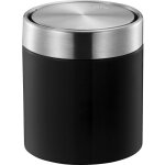 Poubelle de table, en acier, capacit 0, 5 l, l x h x p - eko