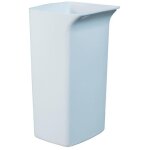 Poubelle de tri 40 l h590xl320xp360 mm blanc sans couvercle