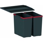 Franke - poubelle tri s�lectif - poubelle encastrable easysort 450 - 2 - 0 121. 0494. 182