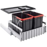 Franke - poubelle tri s�lectif - poubelle encastr�e 300 - 60 duo 121. 0150. 143