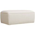 Pouf pour canap modulable en tissu bouclette - cru - noor