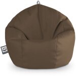 Happers - pouf enfant similicuir indoor marron