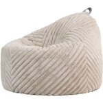 Icon - pouf fauteuil en fausse fourrure ctele cocoon, pouf gant de salon, pouf fauteuil pour adultes ...