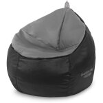 Happers - pouf gamer junior similicuir intérieur gris gris Happers - pouf gamer junior similicuir intérieur gris gris