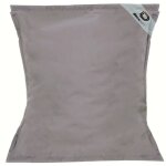 Pouf gant xxl intrieur et extrieur, dhoussable, salon, jardin, deco arts gris galet