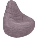 Pouf d'intrieur, pouf pour adultes pour jeux, pouf en velours ctel 90x75 cm avec remplissage en billes ...