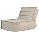 Icon - pouf mridienne d'intrieur et d'extrieur dolce, grand pouf fauteuil xxl, naturel, oeko - tex ...