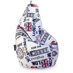 Pouf poire similicuir london happers xxl