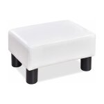 Pouf repose - pieds rectangulaire en pu, tabouret repose - pieds avec assise rembourrée pour salon, 40 ... Pouf repose - pieds rectangulaire en pu, tabouret repose - pieds avec assise rembourrée pour salon, 40 ...